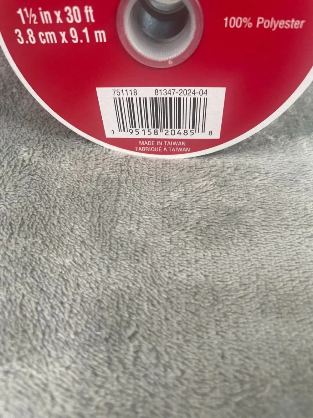 Celebrate It Red Black Buffalo Check Wired Ribbon 1.5in x 30ft Christmas NWT